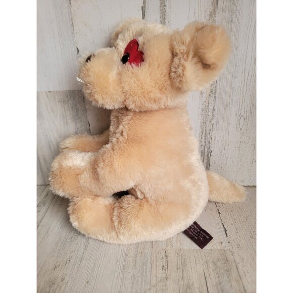 Bearington stuffed animal heart eye dog plush toy Valentine - Picture 5 of 8